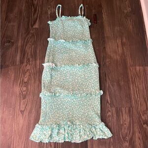 NWT Mint Floral Bodycon Dress